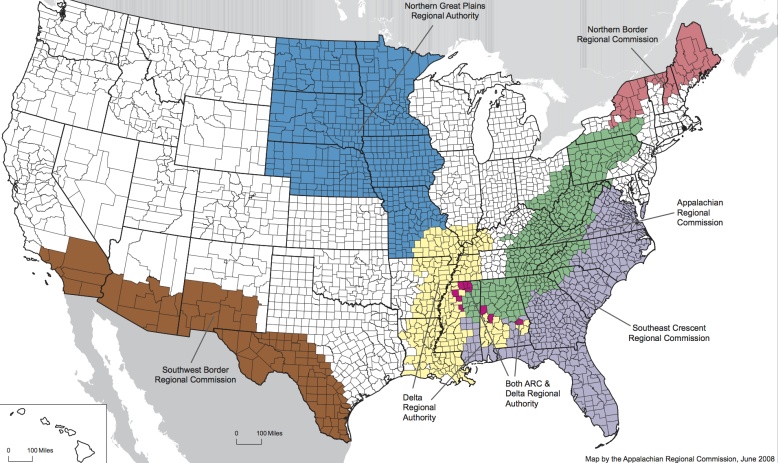 northern border regional commission Facing South